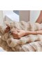 Home Set of 2 Plush Rabbit Fur Throw Pillow Covers – Comfortable and Aesthetic Design - 4