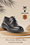 70914 m Black Opening Genuine Leather Men's Casual Shoes