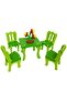 Wooden Table Chair Model 3D Dollhouse Toy - 2