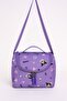 Korean Style Primary School Bag Orthopedic Lilac Girl's Backpack Thermal Lunch Box and Pencil Case - 6