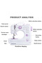 Sewing Machine Electric 12-Built-in Stitches Mode Portable Mini Swing Machine Stitching machine - 4
