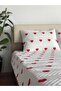 Heart Double 3 Piece Bedspread Set - 200X240 cm (with Pvc Bag) - 5