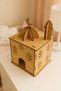 Wooden Paintable Model Toy and Painting Set, Wooden Puzzle Toy Mosque