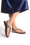 Black Women's Flip Flops Sandals – Stoned, Lightweight, Comfortable, Non-Slip Sole, Orthopedic, Summer, Summer - 7