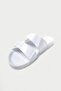 Summer Women's Jelly Matte White Flat Slippers-Mstb146-B - 6