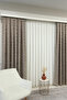 Tasseled Mink Color Linen Background 1 / 3 Tight Pleated (Single Wing) Background, Curtain, Tulle, - 4
