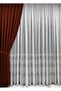 Fabric Background Tile Color 1 / 3 Frequently Pleated (Single Wing) Panel, Background, Tulle, Curtain, - 2