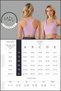Women's Set Bottom - Top Biker Shorts Above Knee &Crop Bra Pad Supported in the Sea in the Pool in Sports Llia - 9
