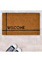 Giz Home Welcome Door Mat - Beige - 35X60 cm