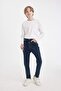 Boy's Carrot Fit Straight Leg Pocket Jean Trousers C5719A824Wn - 6