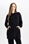 Regular Fit Crew Neck Kangaroo Pocket Basic Plain Sweatshirt Tunic B0039Ax24Au - 5