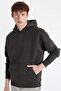 Oversize Wide Fit Hooded Kangaroo Pocket Basic Plain Sweatshirt A4331Ax24Au