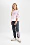 Girls Barbie Jogger Sweatpants with Elastic Waist and Pockets D0742A824Au - 3