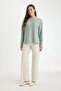Relax Fit Crew Neck Long Sleeve T-Shirt B2205Ax24Au - 2