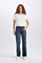 90S Wide Leg High Waist Long Jeans Washed Pants D5523Ax24Wn - 4