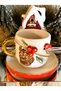 Premium Quality Handmade 24 Carat Gold Plated Red Bird Mug 200 ml