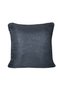 2-Piece Straw Textured Ribbed Double Sided Throw Pillow Cover Blue Black - 2