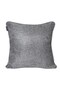 4-Piece Straw Textured Ribbed Double Sided Throw Pillow Cover Dark Gray - 2