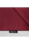 2-Piece Velvet Textured Throw Pillow Cover Claret Red - 2