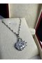 Women's Steel Necklace - Swan Model with Zircon Stone, Gift for Lover, Spouse - 5