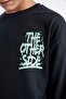 Boy's Crew Neck Text Printed Long Sleeve T-Shirt C9569A824Au - 6