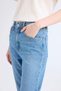 Lina Comfort Mom High Waist Ankle Length Jean Washed Trousers C7613Ax24Au - 5