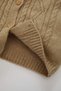 Baby Girl Knitwear Buttoned Crew Neck Cardigan C7890A524Au - 4