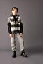 Boy's Elastic Waist Lace-Up Pocketed Elastic Leg Jogger Jean Trousers C4601A824Au