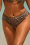 Capetown Leopard Patterned Gathering Bikini Bottom - 6