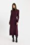Regular Fit Half Turtleneck Maxi Knitwear Dress A9807Ax24Wn - 2