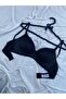 Women's Black Lotus Eared Recovery Bra - 2