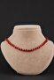 Certified Red Agate (Gemstones) 6mm Natural Stone Necklace M205 - 2