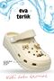 Sermoda Comfortable Sole High Scale Hospital Cook Nurse Doctor Slippers Eva Sabo Women's Slippers Ecru - 2