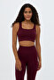Zen High Waist and Lifting Leggings Burgundy - 3