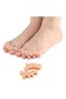 2 Pairs Skin Color Foot 5 Finger Separator Roller Shirt Silicone Bunion Night Apparatus