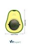 Natural Catnip Edible Rotating Cat Mint Grass Play Ball Ball Toy Cat Licking Ball Avocado - 5