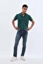 بنطال جينز بقصّة Slim Fit - أزرق داكن - 6