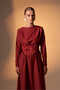 Hera Dress Burgundy - 3