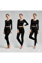 |   Women's 3-Piece Thermal Cotton Black Leggings (3 Pieces) - 3