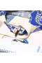 Wolo Blue Elephant Patterned Canvas Shoulder Bag - Eco-Friendly - 3