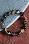 Certified Black Eye Agate & Zircon Apparatus Natural Stone Bracelet - 2