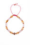 Certified Pink Quartz & Citrine & Faceted Hematite Natural Stone Macrame Bracelet - 6