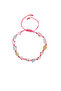Certified Aquamarine & Helidor Pink Quartz Natural Stone Macrame Bracelet - 6