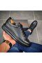 Genuine Leather Eva Sole Black Casual Men's Shoes - 7