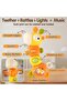 4-in-1 Baby Teething Sensory Rattle Chewable Teether Toys - 8