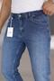 Premium Men's Navy Blue Color Regular Fit Relaxed Cut Stretchy Lycra Denim Jeans Jeans Trousers - 5