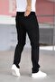 Premium Men's Black Color Regular Fit Relaxed Fit Stretchy Lycra Denim Jeans Jeans Trousers - 3
