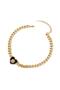 Heart Figured Lion Steel Necklace Heart Necklace Steel Necklace New Year Gift - 2