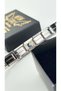 Charm for italian bracelet, anti-tarnish, blue moon on yellow background, bracelet not included, silver color, - 2