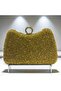 Stone Finger Interlocking Evening Dress Women's Handbag - 5